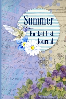 Summer Bucket List Journal: 100 Bucket List Guided Prompt Journal Planner Birthday Gift For Tracking Your Summer Adventures