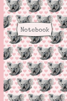 Paperback Koala Bear Notebook: 6" x 9" Blank Wide Ruled Lined Koala Bear Notebook with Mama Koala for Girls Love Australia Gifts - 100 pages Book