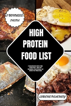 Paperback High Protein Food List: A Comprehensive Guide to High-Protein Foods - Boost Your Metabolism, Crush Cravings, and Achieve Your Fitness Goals Book