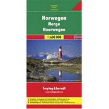 Map Norway 1:600K Road Map FB (English, French and German Edition) Book