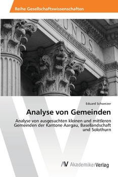 Paperback Analyse von Gemeinden [German] Book