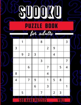 Paperback Sudoku Puzzle Book for Adults 500 Hard puzzles series - Vol 1: Vol 1 - Total 125 Sudoku Puzzles to solve - Includes solutions Book