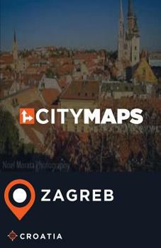Paperback City Maps Zagreb Croatia Book
