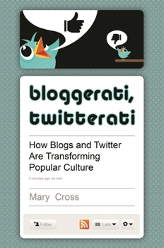 Hardcover Bloggerati, Twitterati: How Blogs and Twitter are Transforming Popular Culture Book