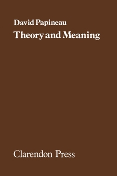 Hardcover Theory and Meaning Book