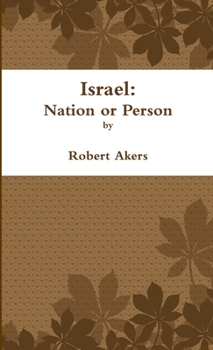 Paperback Israel: Nation or Person Book