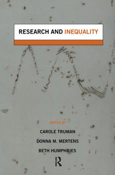 Hardcover Research and Inequality Book
