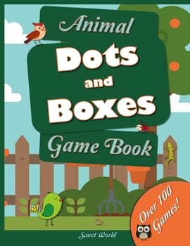 Paperback Animal Dots and Boxes Game Book: Over 100 Games Book