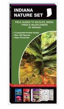 Pamphlet Indiana Nature Set: Field Guides to Wildlife, Birds, Trees & Wildflowers of Indiana Book