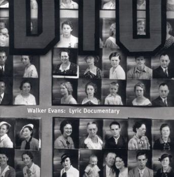 Hardcover Walker Evans: Lyric Documentary Book