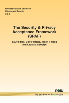 Paperback The Security & Privacy Acceptance Framework (Spaf) Book
