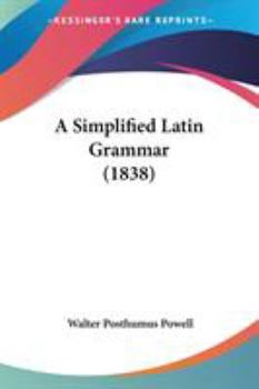 A Simplified Latin Grammar