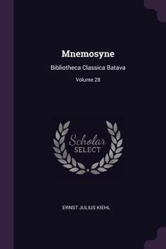 Paperback Mnemosyne: Bibliotheca Classica Batava; Volume 28 Book