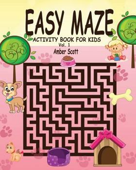 Paperback Easy Maze Activity Book For Kids - Vol. 1 Book
