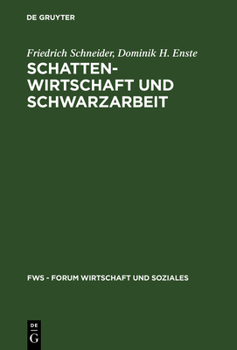 Hardcover Schattenwirtschaft und Schwarzarbeit [German] Book