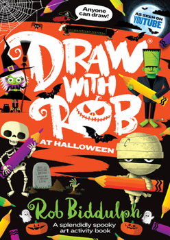 Paperback Draw with Rob at Halloween PB Book