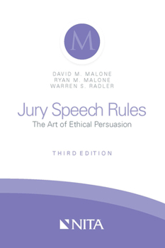 Spiral-bound Jury Speech Rules: The Art of Ethical Persuasion Book