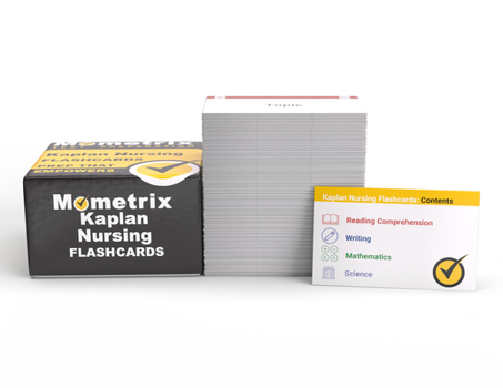 Kaplan Nursing School Entrance Exam Study Cards 2024 and 2025: Kaplan Nursing School Test Prep and Practice Questions [Full Color Cards]