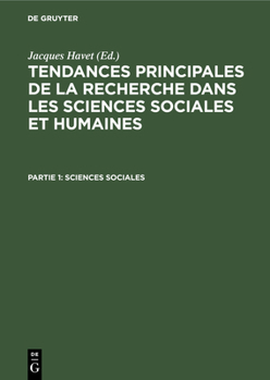 Hardcover Sciences Sociales [French] Book