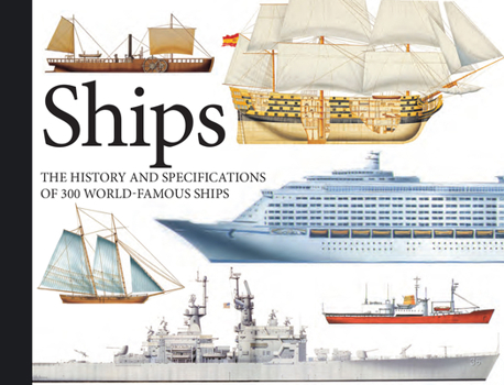 Paperback Ships: The History and Specifications of 300 World-Famous Ships Book