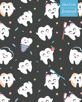 Dot Grid Journal: Notebook Planner with Funny Teeth Themed Cover Design