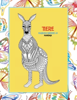 Paperback Malbuch Grosse A4 - Mandala - Tiere [German] Book