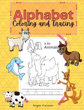 Alphabet Coloring and Tracing: Amazing Kids Activity Books, Activity Books for Kids Over 25 Fun Activities Workbook, Page Large 8.5 x 11