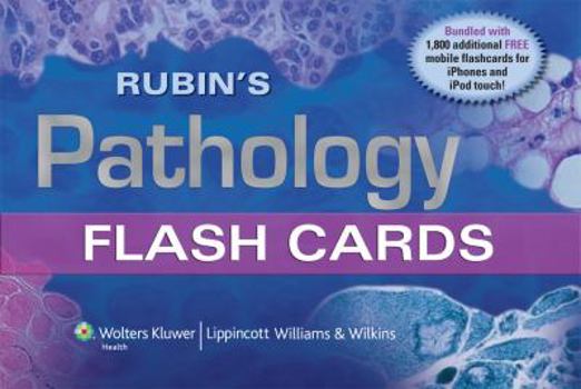 Cards Rubin's Pathology Flash Cards Book