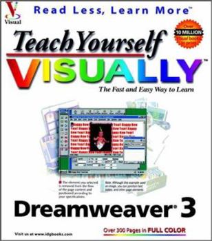 Paperback Teach Yourself Visually TM Dreamweaver. 3 Book