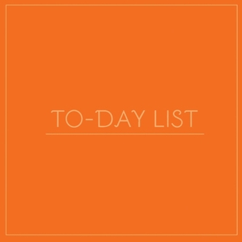 Paperback To-Day List (Orange) Book