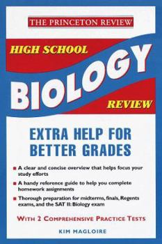 Paperback High School Biology Review Book