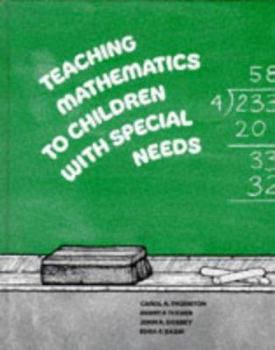 Hardcover Teaching Mathematics to Children with Special Needs Book