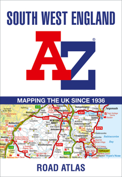 Paperback South West England Regional A-Z Road Atlas Book