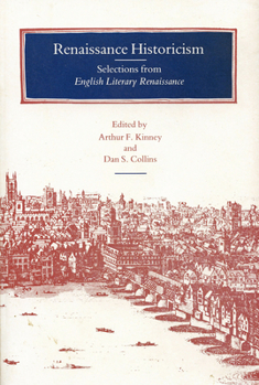 Paperback Renaissance Historicism: Selections from English Literary Renaissance Book