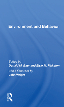 Paperback Environment and Behavior Book