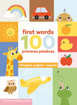 Board book 100 First Words + Primeras Palabras Book