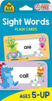 Paperback School Zone Sight Words Flash Cards Book