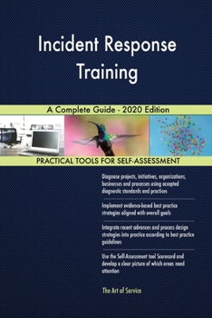 Paperback Incident Response Training A Complete Guide - 2020 Edition Book