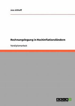 Paperback Rechnungslegung in Hochinflationsländern [German] Book