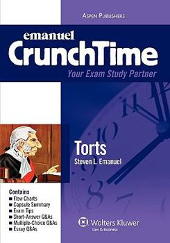 Paperback Emanuel Crunchtime: Torts Book