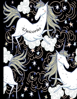 Unicorns: Unicorn Notebook (Composition Book Journal) (8.5 x 11 Large) notebooks and journals, composition notebook, notebook paper wide ruled, ... ruled, Dotted Grid Eco-Friendly Notebook,