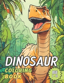 Paperback Prehistoric Palette: Dinosaur Coloring Book: Dive into the Mesozoic Era with Roaring Colors! Book