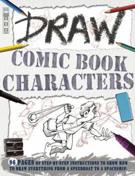 Paperback Draw Comic Book Characters Book