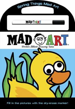 Board book Spring Things Mad Art [With Dry-Erase Marker] Book