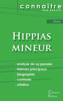 Paperback Fiche de lecture Hippias mineur de Platon (Analyse philosophique de référence et résumé complet) [French] Book