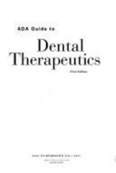 ADA Guide to Dental Therapeutics