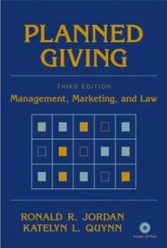 Hardcover Planned Giving: Management, Marketing, and Law Book