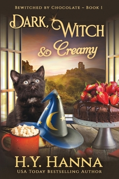Paperback Dark, Witch & Creamy (LARGE PRINT): BEWITCHED BY CHOCOLATE Mysteries Book 1 [Large Print] Book