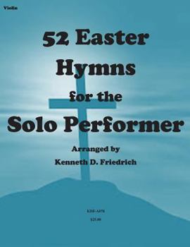 Paperback 52 Easter Hymns for the Solo Performer-violin version Book