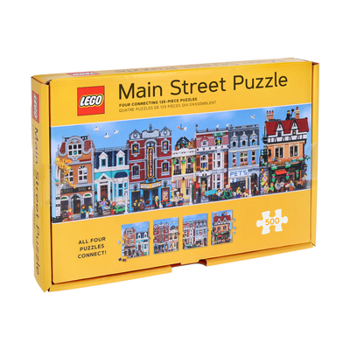 Misc. Lego Main Street Puzzle: Four Connecting 125-Piece Puzzles Book